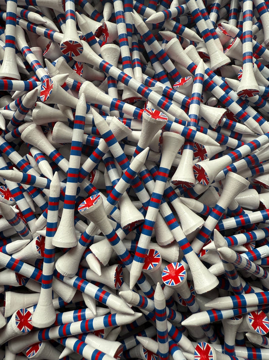 Union Jack golf tees western fairways 