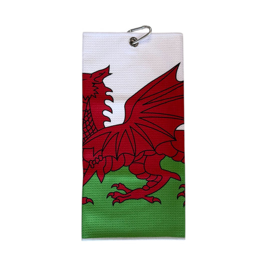 Welsh Flag Golf Towel